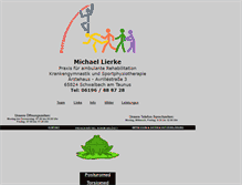 Tablet Screenshot of mtk-physio.de